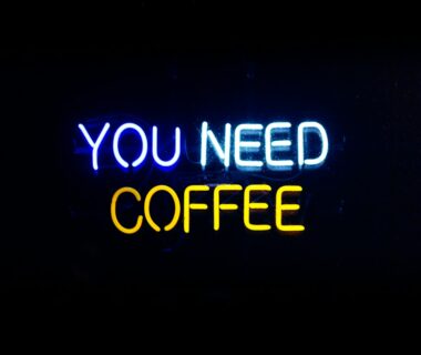 lighted you need coffee signage